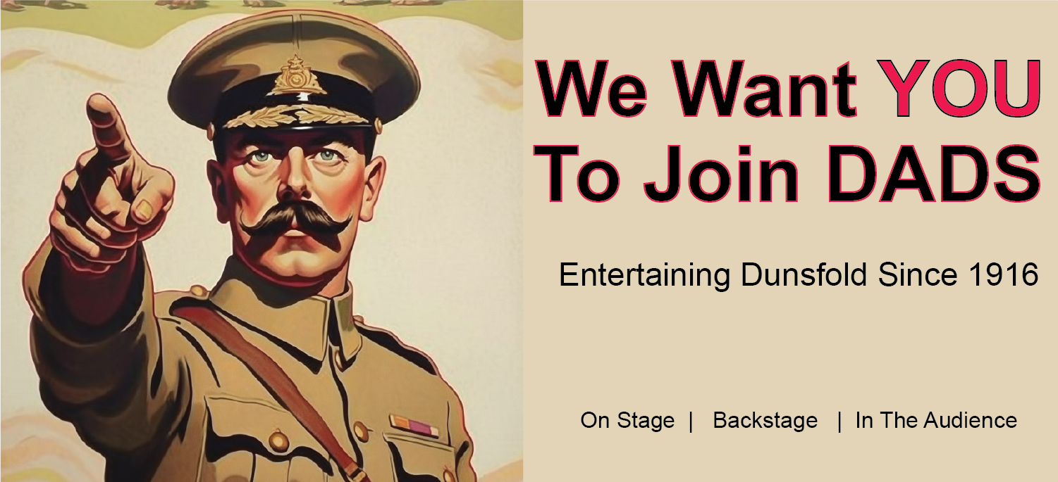 We Want YOU - To Join DADS!